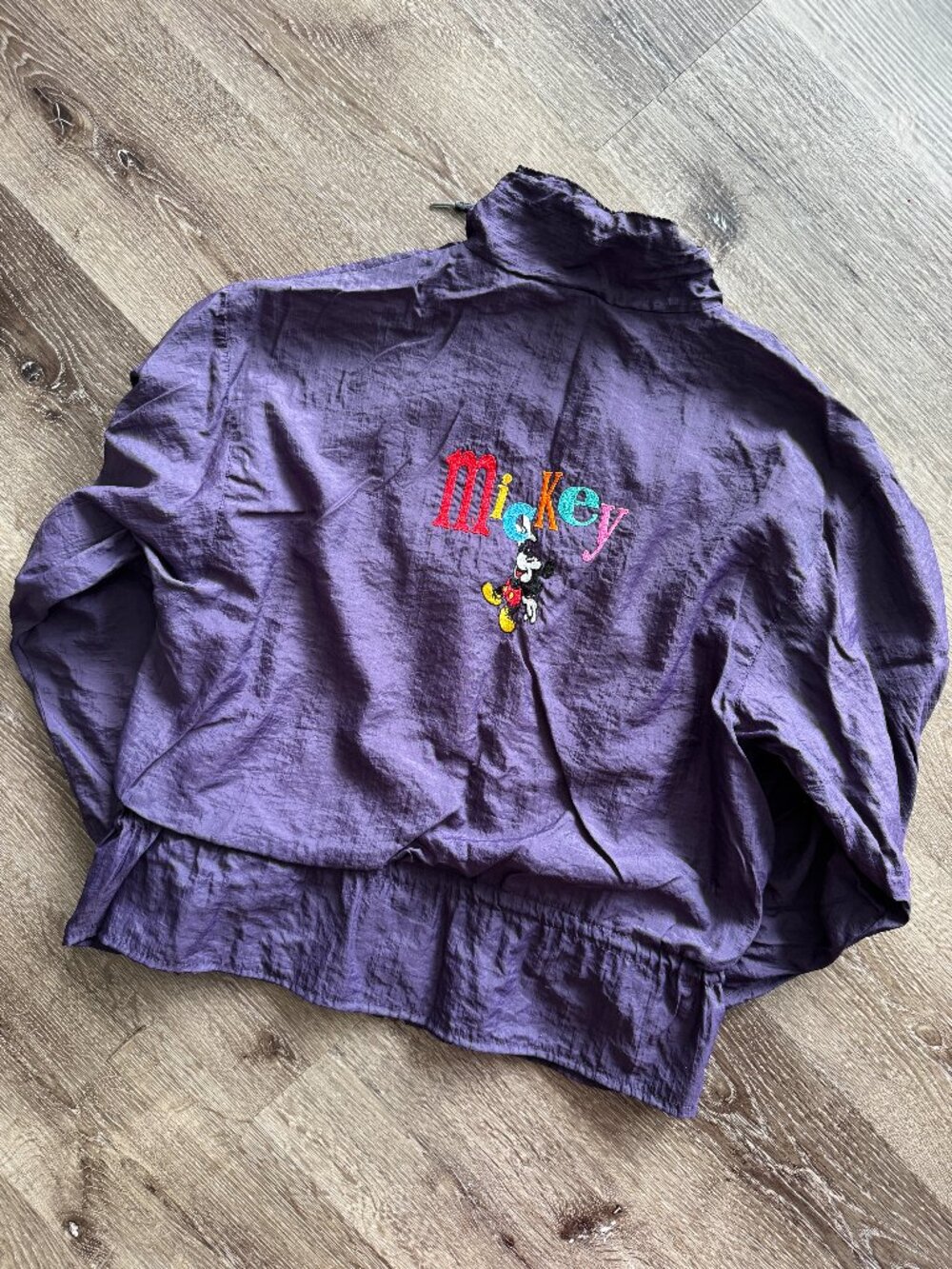 Vintage 90s Mickey & Co Purple Windbreaker | Disney Mickey Mouse Jacket S